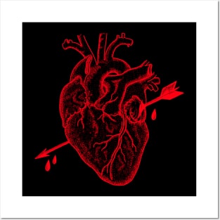 Bloddy Heart Posters and Art